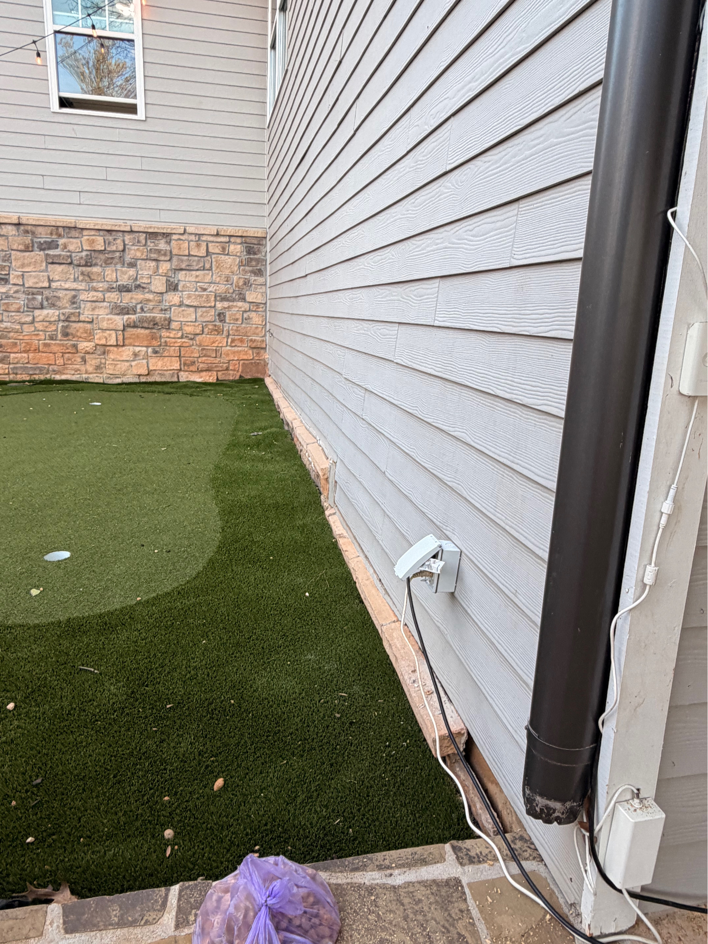 Recent exterior outlet install by Ace Electrical Solutions